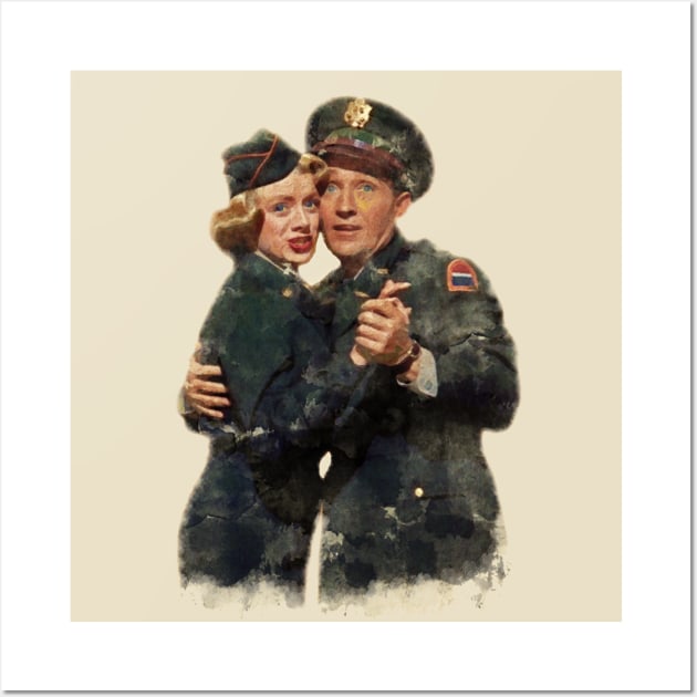 B&B ...Back in the Army (White Christmas) Wall Art by classicmovieart